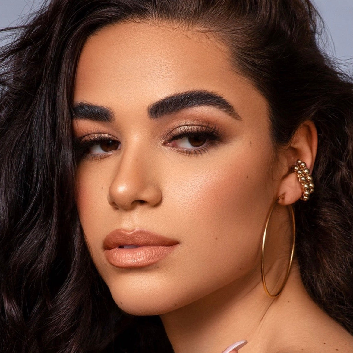 Large Thin Hoop Earrings