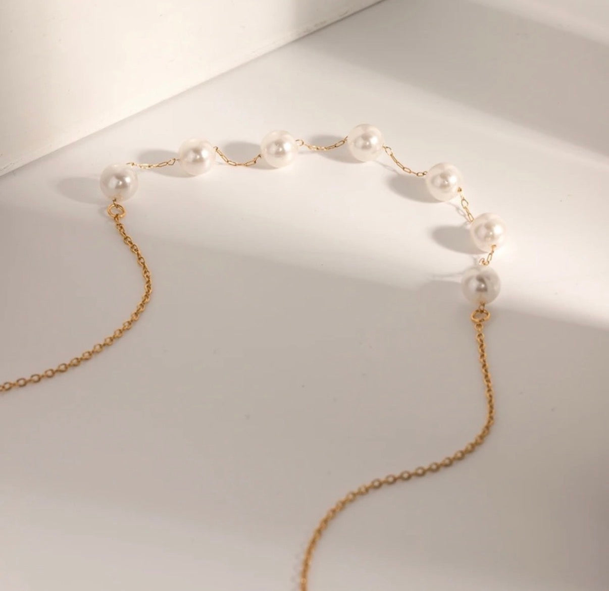 Half Pearls Necklace