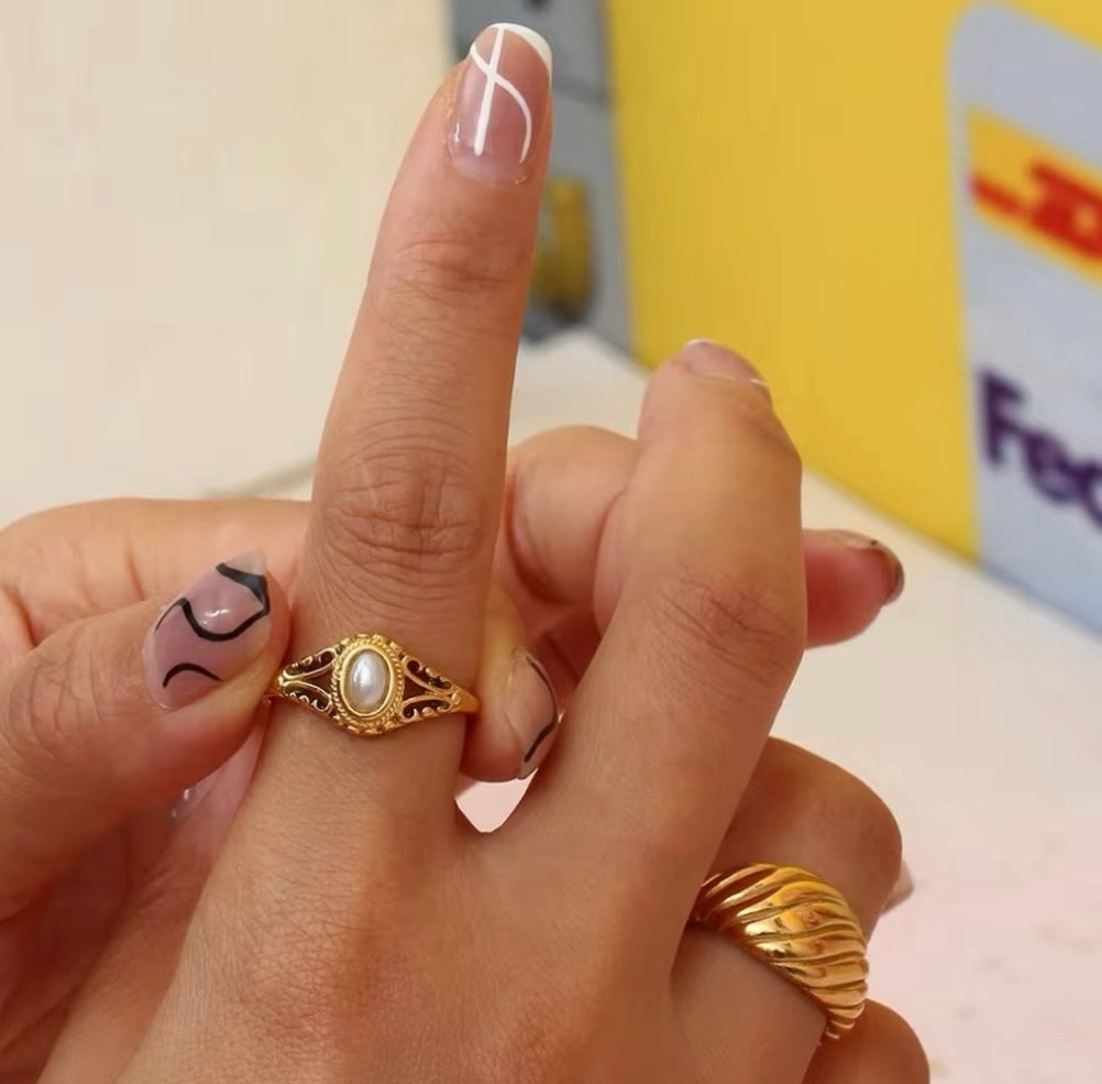 Olivia Pearl Ring