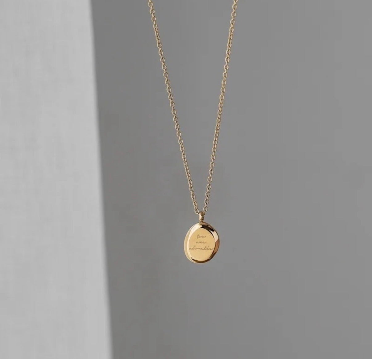 You are Adorable Pendant Necklace