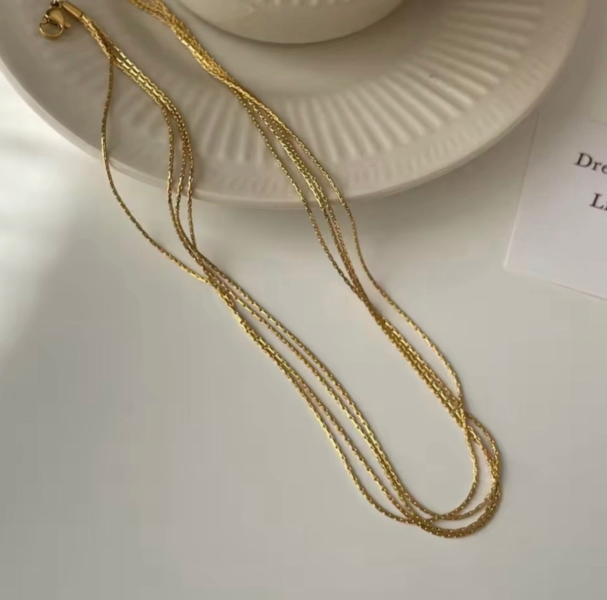 French Style Multi-Layer Necklace