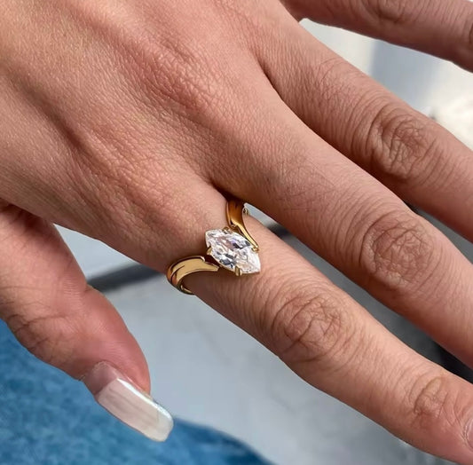 Eyes Zirconia Ring