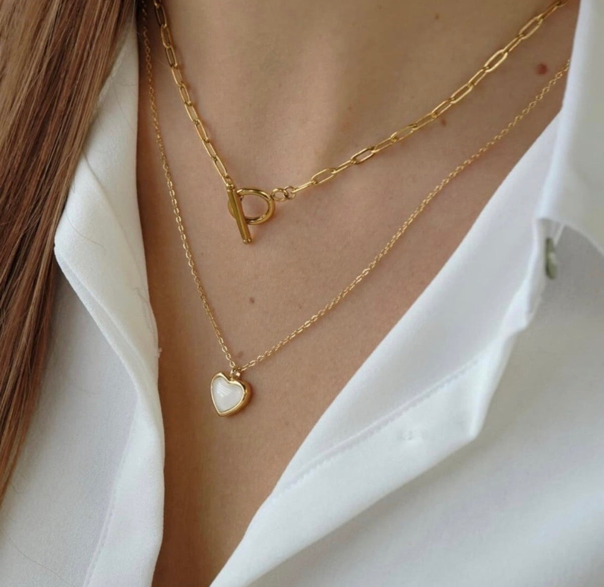 Natural Stone Pendant Necklace