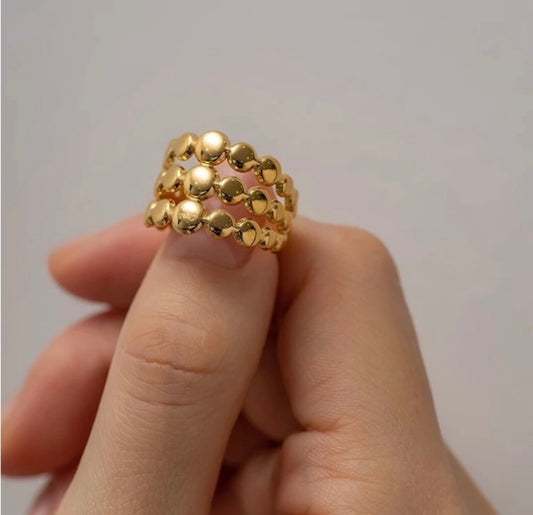 Triple Triple Open Ring