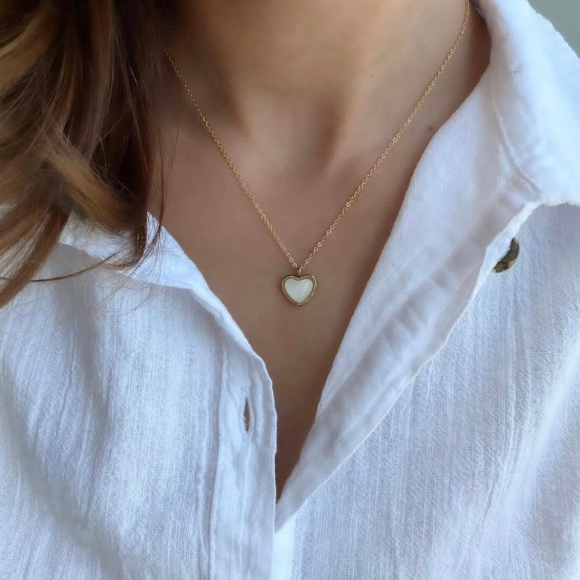 Natural Stone Pendant Necklace