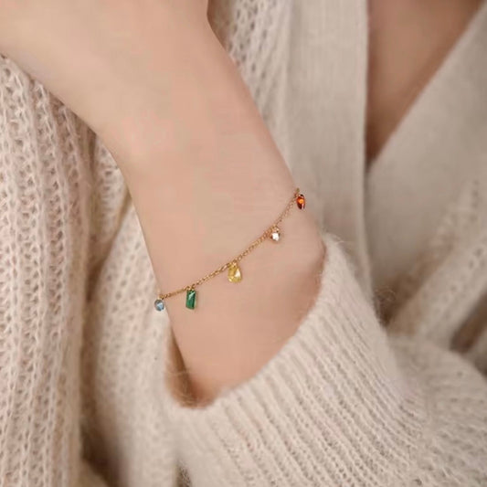 Multicolour Crystal Bracelet