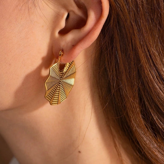 Ipanema Scalloped Hoop Earrings
