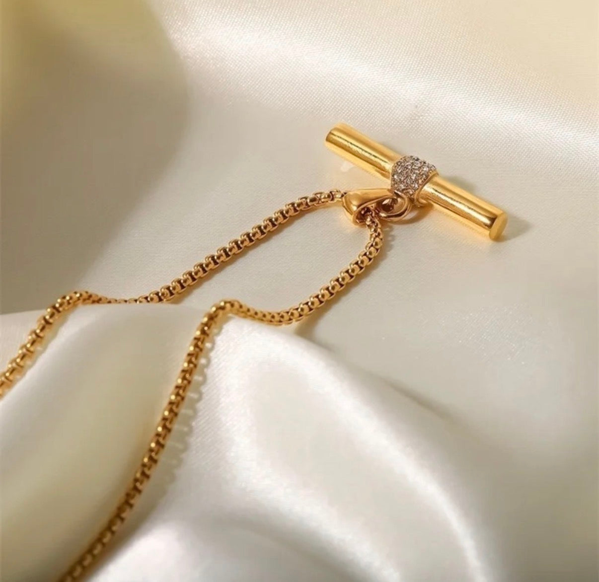 T-Bar Pendant Necklace