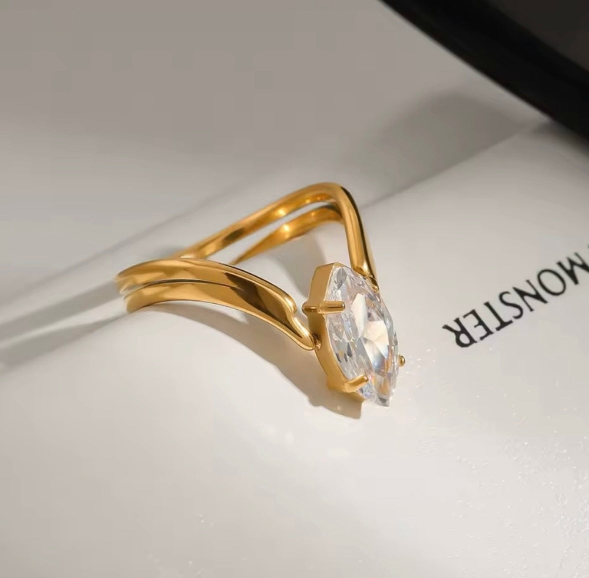 Eyes Zirconia Ring