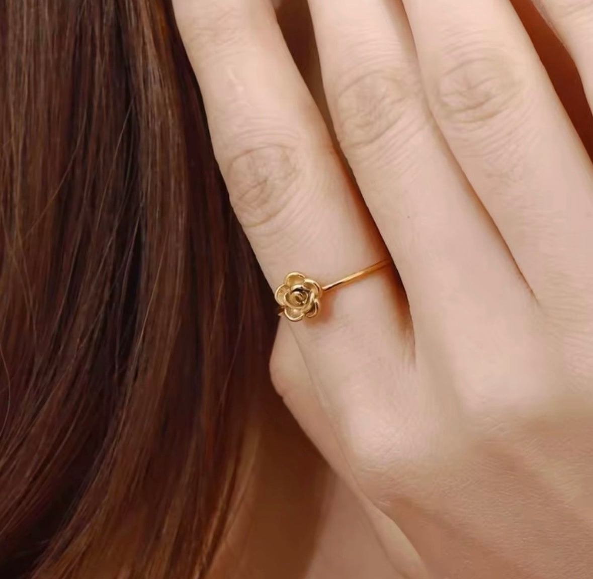 Rose Open Ring