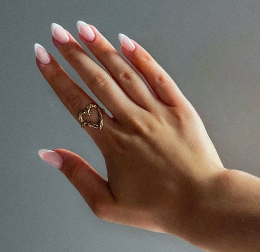 My Heart Open Size Ring