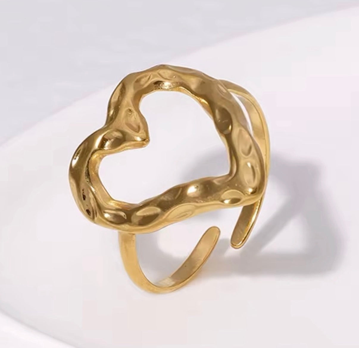 My Heart Open Size Ring