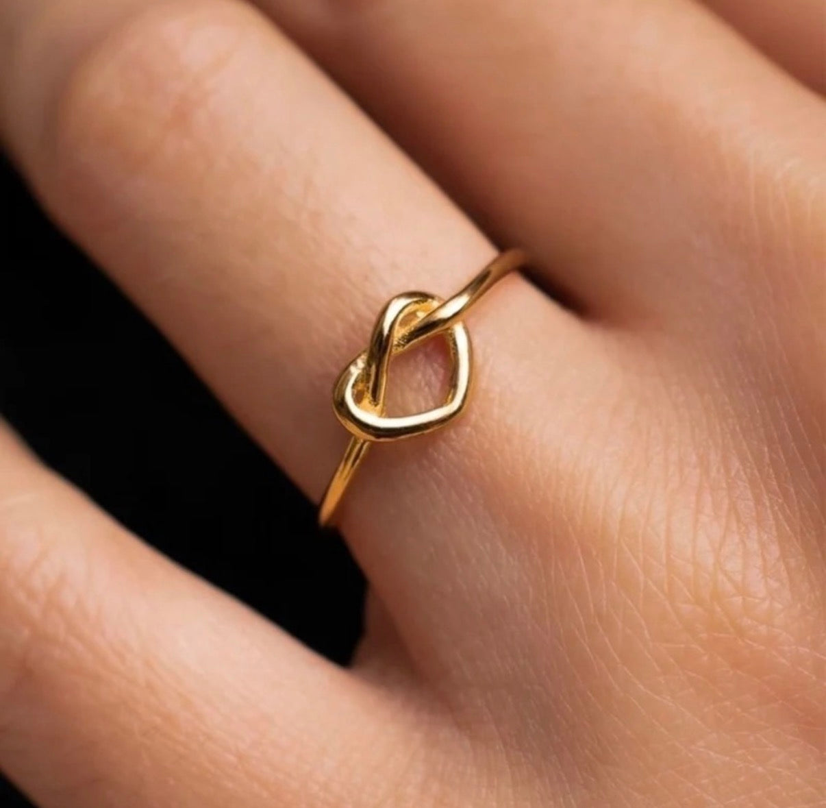 Couple Heart Open Ring