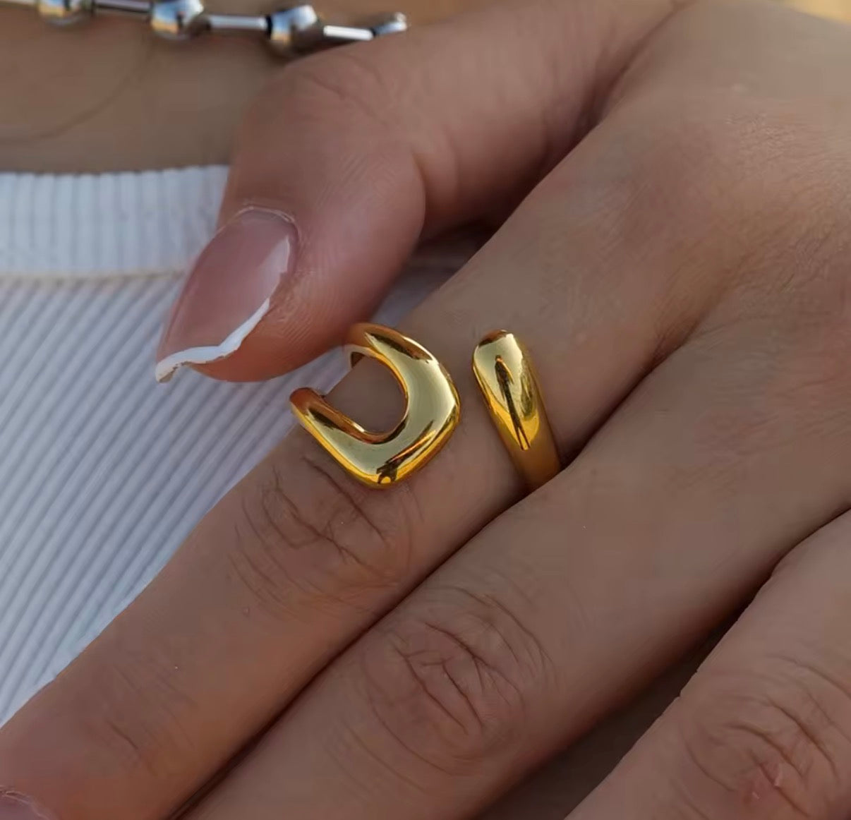 Penelope Layered Wide Open Ring