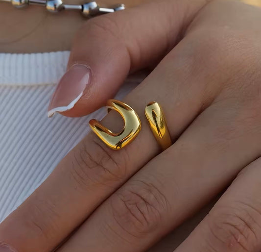 Penelope Layered Wide Open Ring