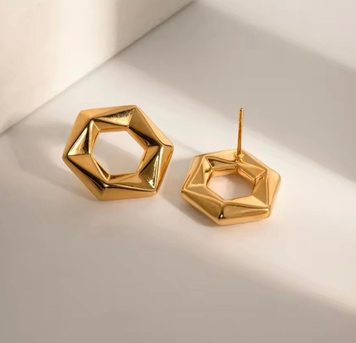 Mimi Geometric Stud Earrings
